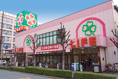 スーパー　ライフ・都島高倉店（スーパー）まで390m