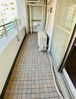 バルコニー　落ち着いた時間を過ごせるバルコニーです