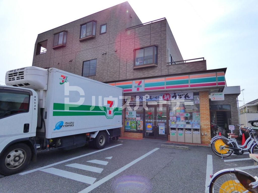 コンビニ　セブンイレブン検見川店（コンビニ）まで190m