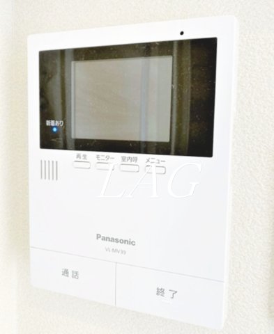セキュリティ　モニター付きインターホンです。