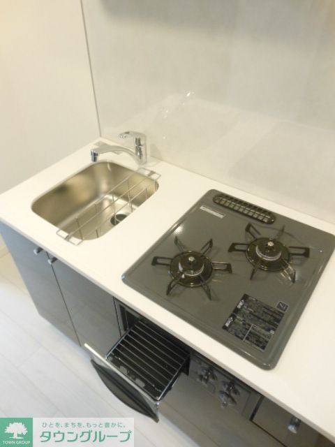 キッチン　2口コンログリル付のシステムキッチン♪