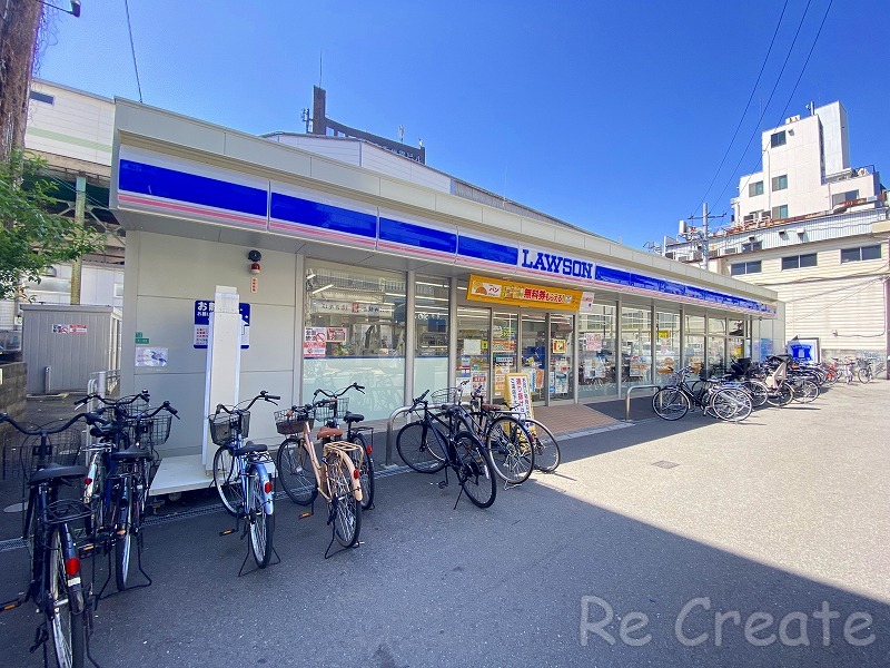 コンビニ　ローソン森ノ宮駅南店（コンビニ）まで444m