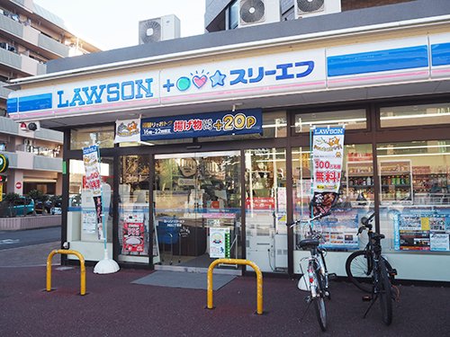 コンビニ　ローソン・スリーエフ 川口二丁目店（コンビニ）まで107m