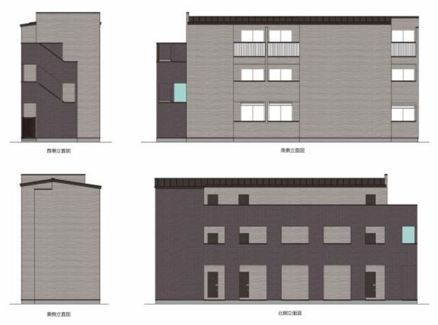 建物外観　外観パース
