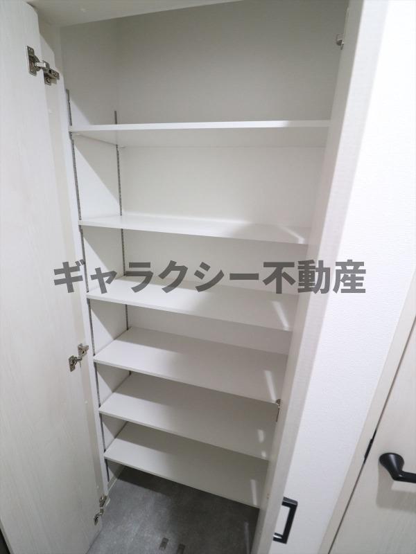 玄関　シューズボックス付きの玄関