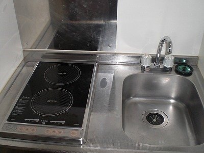 キッチン　備品や設備仕様は号室等により異なります現地をご確認ください。