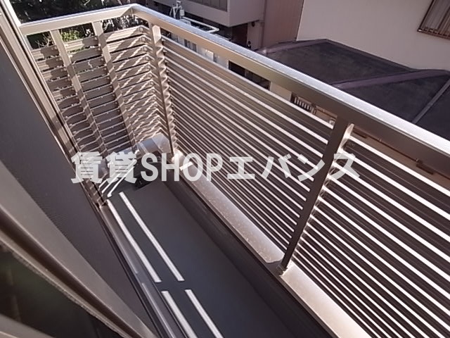 バルコニー　落ち着いた時間を過ごせるバルコニーです