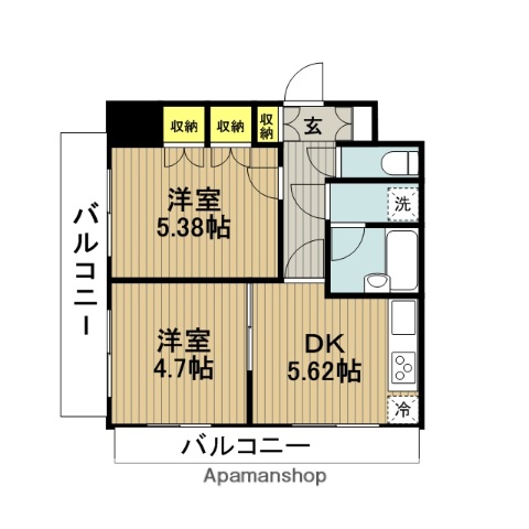 東京メトロ丸ノ内線 新大塚駅 徒歩3分 11階建 築34年の間取り写真