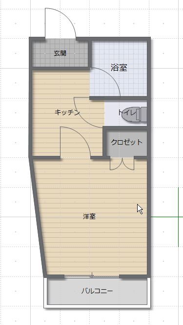 エレイネ黒髪の間取り写真