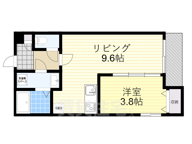 ＪＲ山陽本線 魚住駅 徒歩10分 3階建 築2年の間取り写真