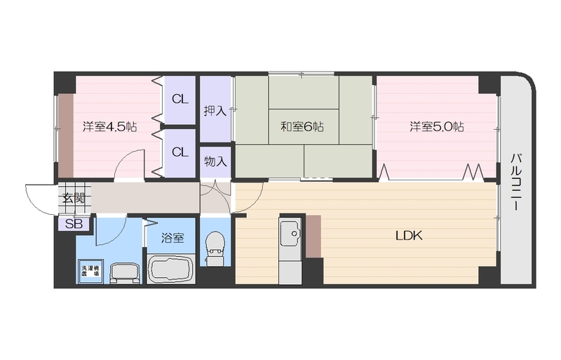 アルカンシェルの間取り写真