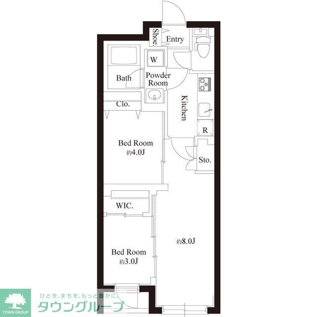 ゲートマークス三軒茶屋の間取り写真