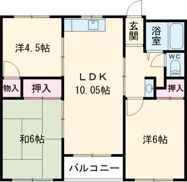 御崎北ビルの間取り写真
