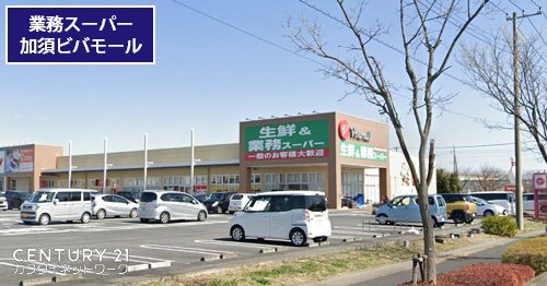 スーパー　業務スーパー加須ビバモール店（スーパー）まで1212m