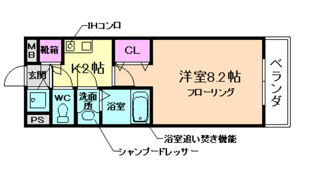 カロス・ドマーティオの間取り写真