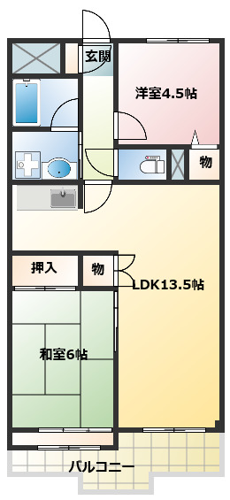 クレストみずほ台の間取り写真