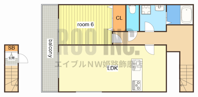 EastRoad手柄の間取り写真