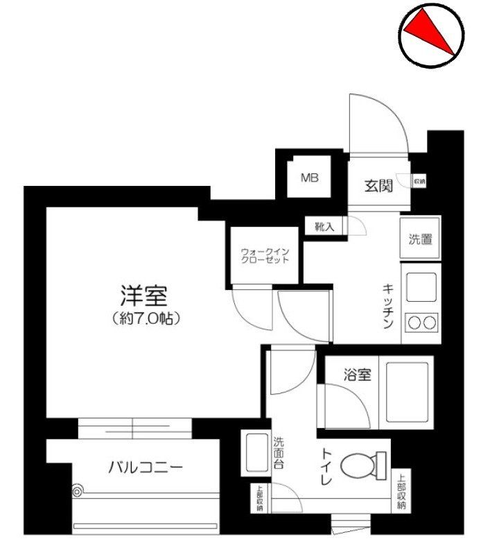 都営大江戸線 築地市場駅 徒歩3分 13階建 築11年の間取り写真