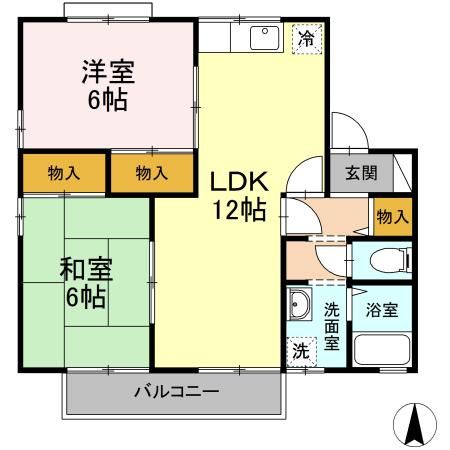 メゾン・ベルラルジュ ミルトニア館の間取り写真