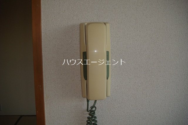 セキュリティ　インターホン付で安心です。