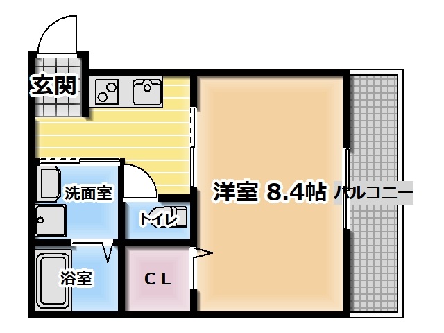京阪本線 大和田駅 徒歩4分 3階建 築9年の間取り写真