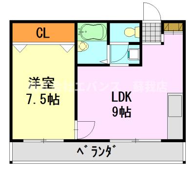 ラインヴィラ今井の間取り写真