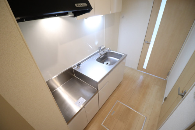 キッチン　使い勝手の良いキッチンスペース