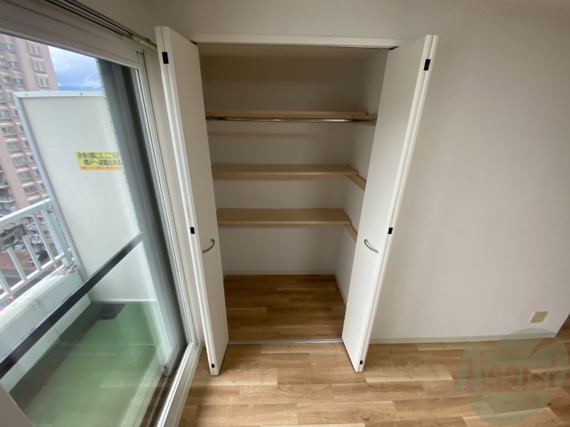 収納　収納もバッチリあるのでお部屋が片付きますよ！
