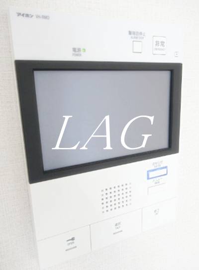 セキュリティ　モニター付きインターフォンです。
