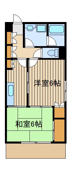 【ゆたか弐番館の間取り】