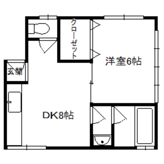 コーポ川口の間取り