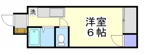 広島市西区三篠北町のマンションの間取り