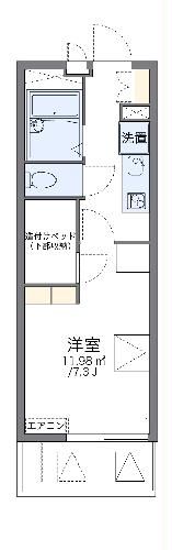 レオパレス華の間取り