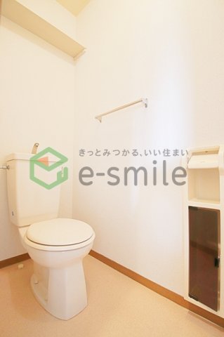 トイレ　ゆったりとした空間のトイレです