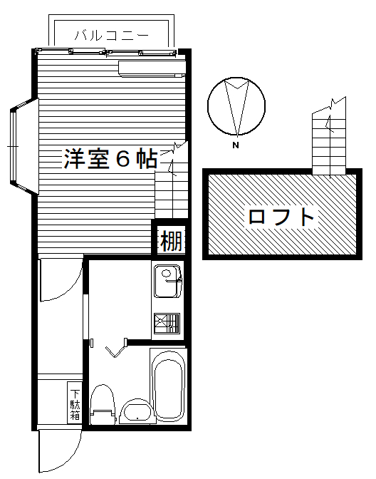 ドリームハウス下植木Bの間取り