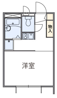 日野市大字新井のアパートの間取り