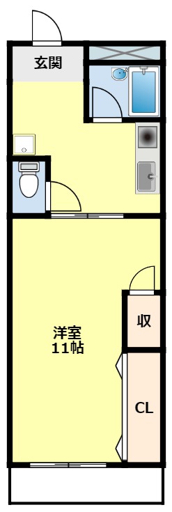 豊田市太平町のマンションの間取り