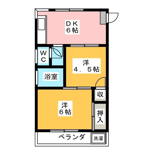 高橋マンションＡの間取り