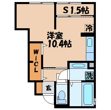 シャルール（多良見町化屋）の間取り