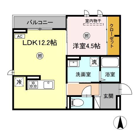 ＤＷＥＬＬ石垣東の間取り