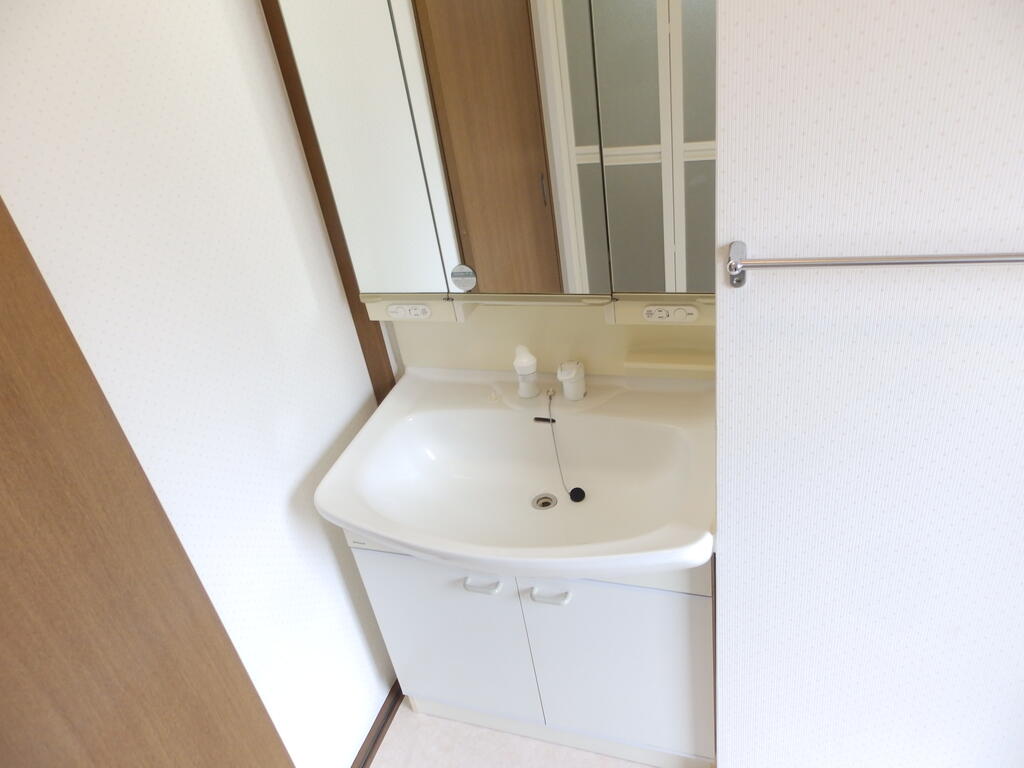 洗面設備　室内洗濯機置場