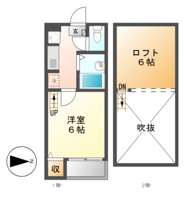 ラ　チトラル東別院の間取り