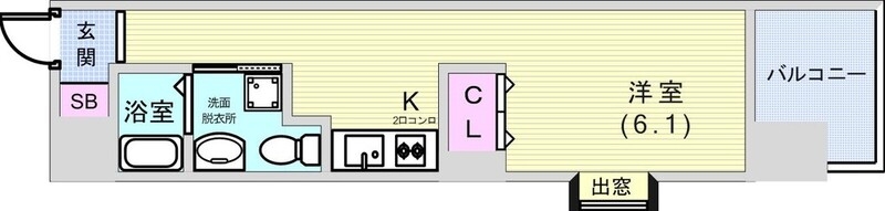 ワコーレエキサイド岡本の間取り