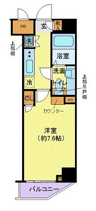 横浜市中区相生町のマンションの間取り