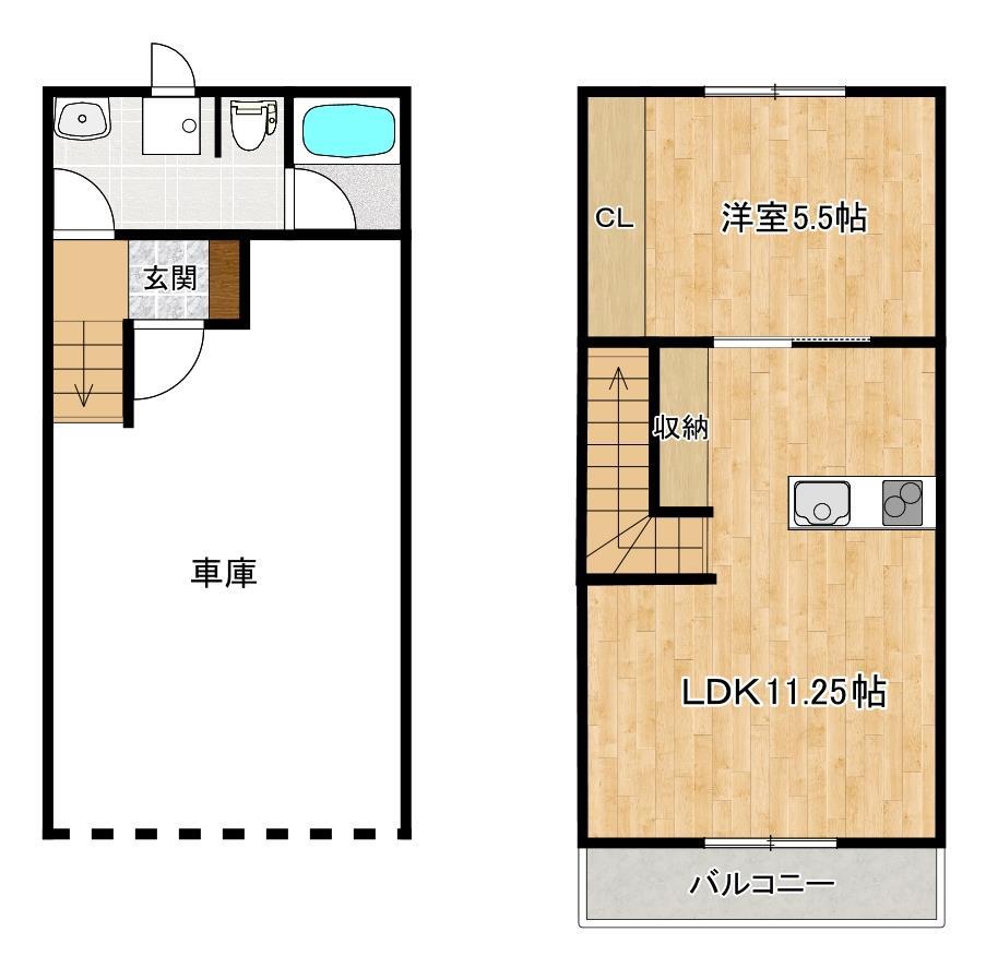 ＫＡＭＩＡＳＯ　ＢＡＳＥの間取り