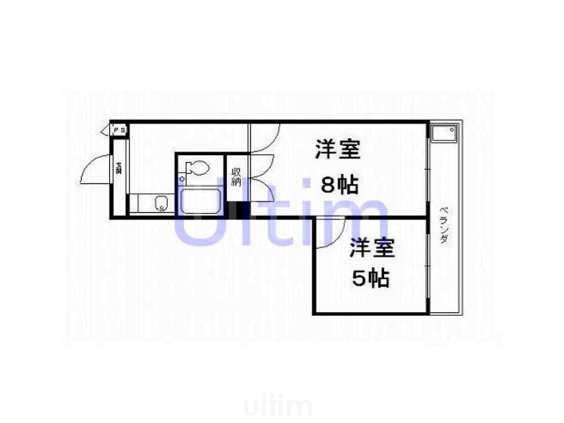 セジュール大手筋の間取り