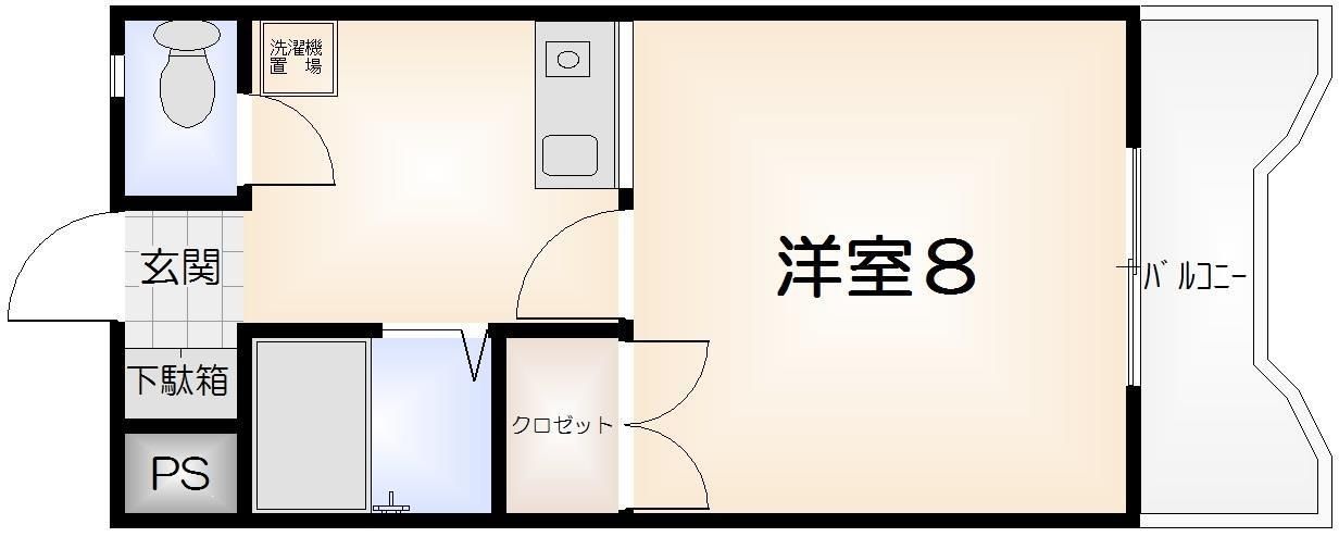 ヴィゴラス壱番館の間取り