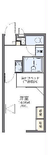 レオパレス桜坂の間取り