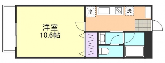 倉敷市昭和のマンションの間取り