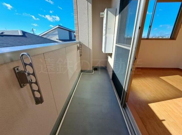 バルコニー　室内写真は別部屋です